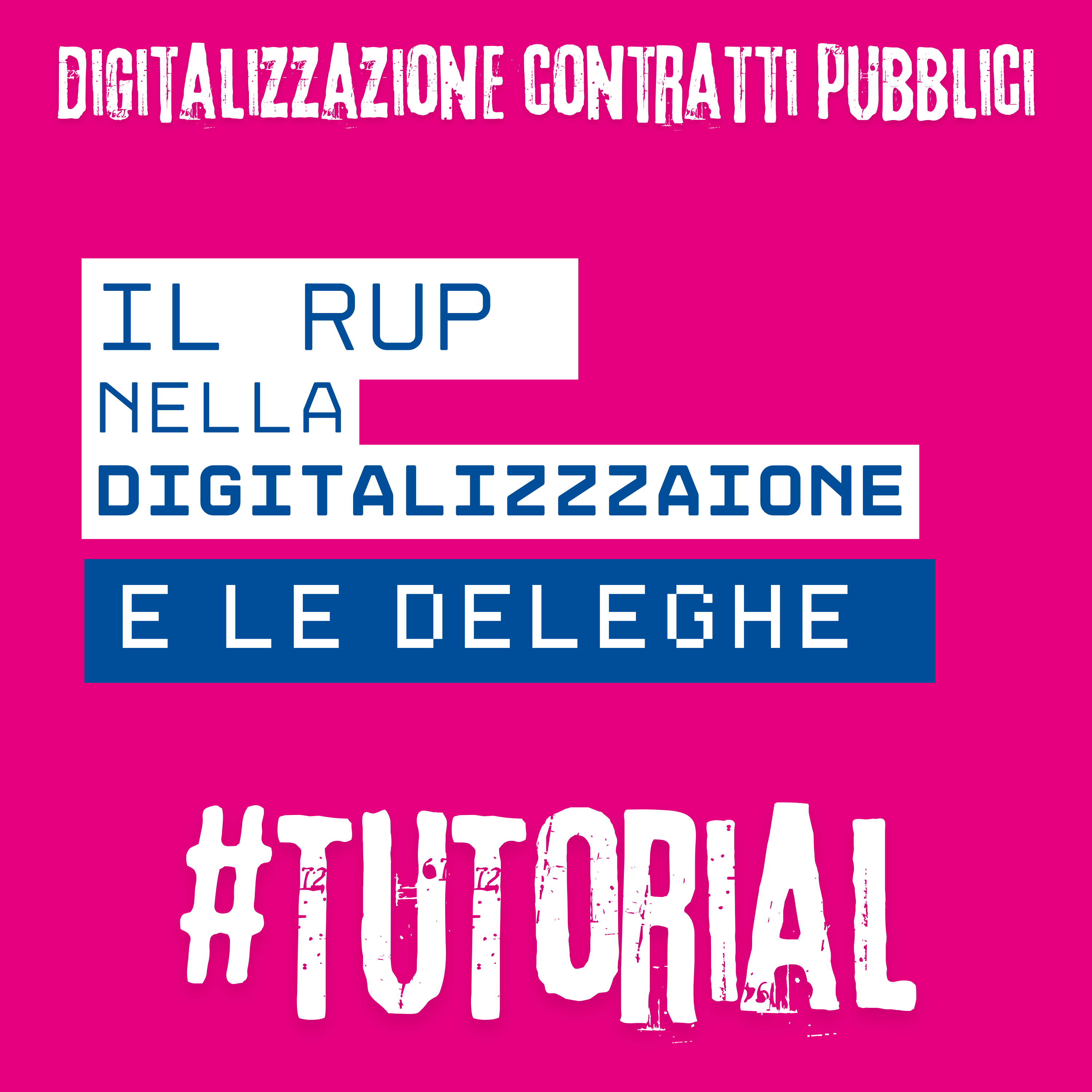 Il RUP nella digitalizzazione e le deleghe