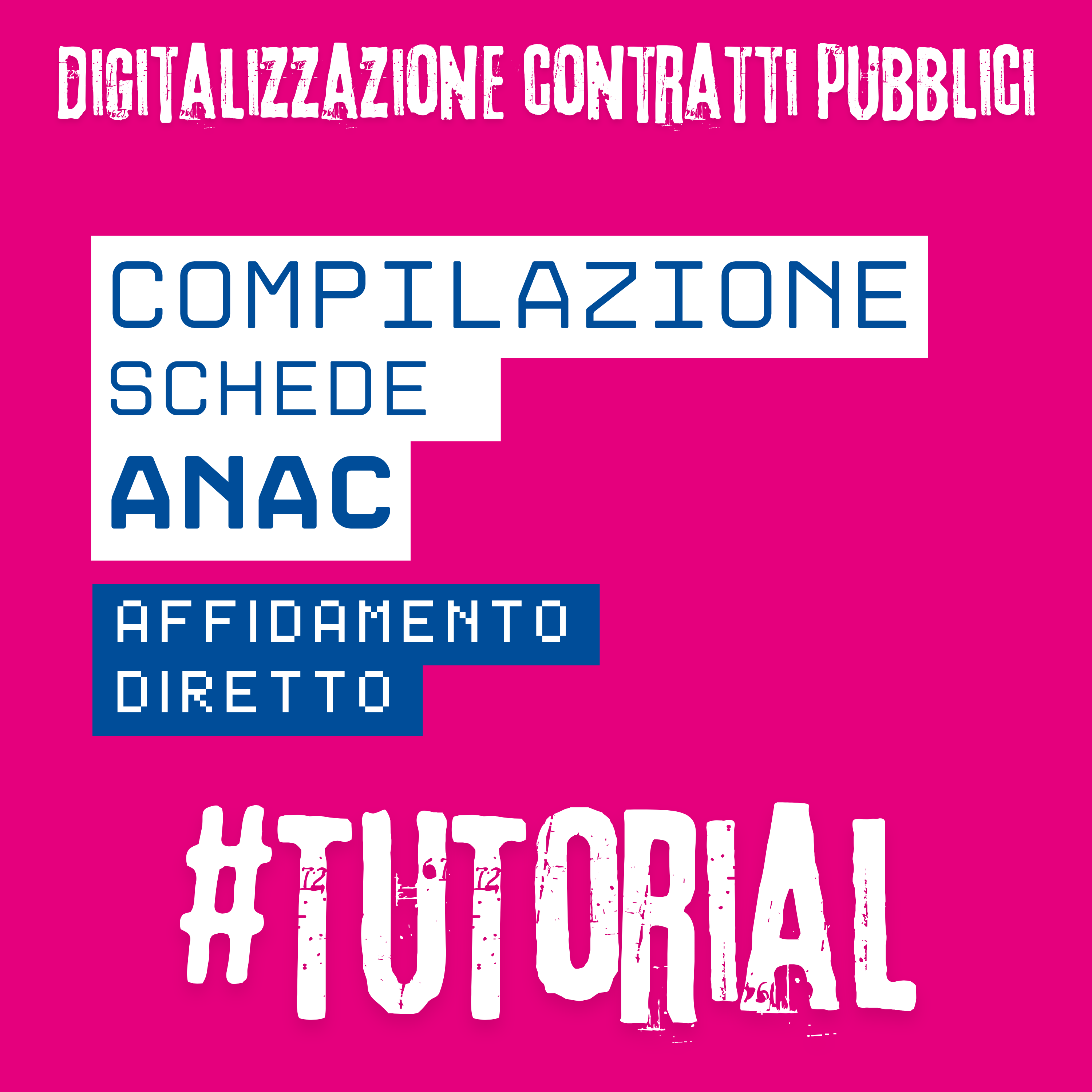 Compilazione schede ANAC affidamento diretto